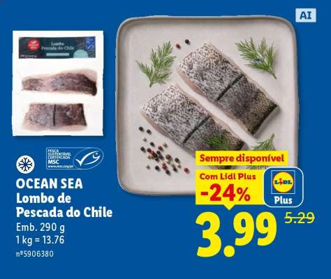 OCEAN SEA Lombo de Pescada do Chile