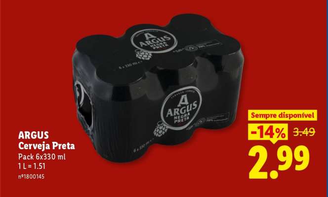 ARGUS Cerveja Preta