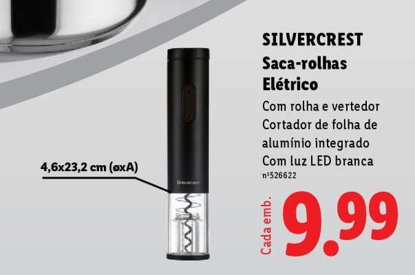 SILVERCREST Saca-rolhas Elétrico