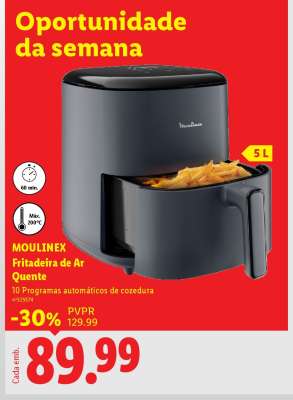 MOULINEX Fritadeira de Ar Quente