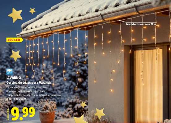 Cortina de Luzes para Varanda