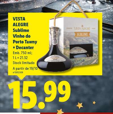 VISTA ALEGRE Sublime Vinho do Porto Tawny + Decanter